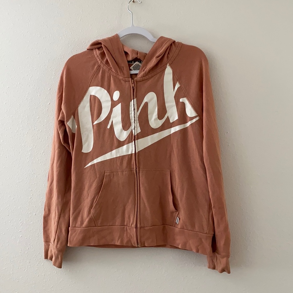 Pink Zip Up Sweater